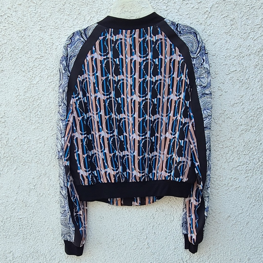 Bcbgmaxazria Sheer Patterned Jacket - image 2